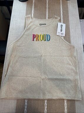 "Proud" Tank Top - Cream